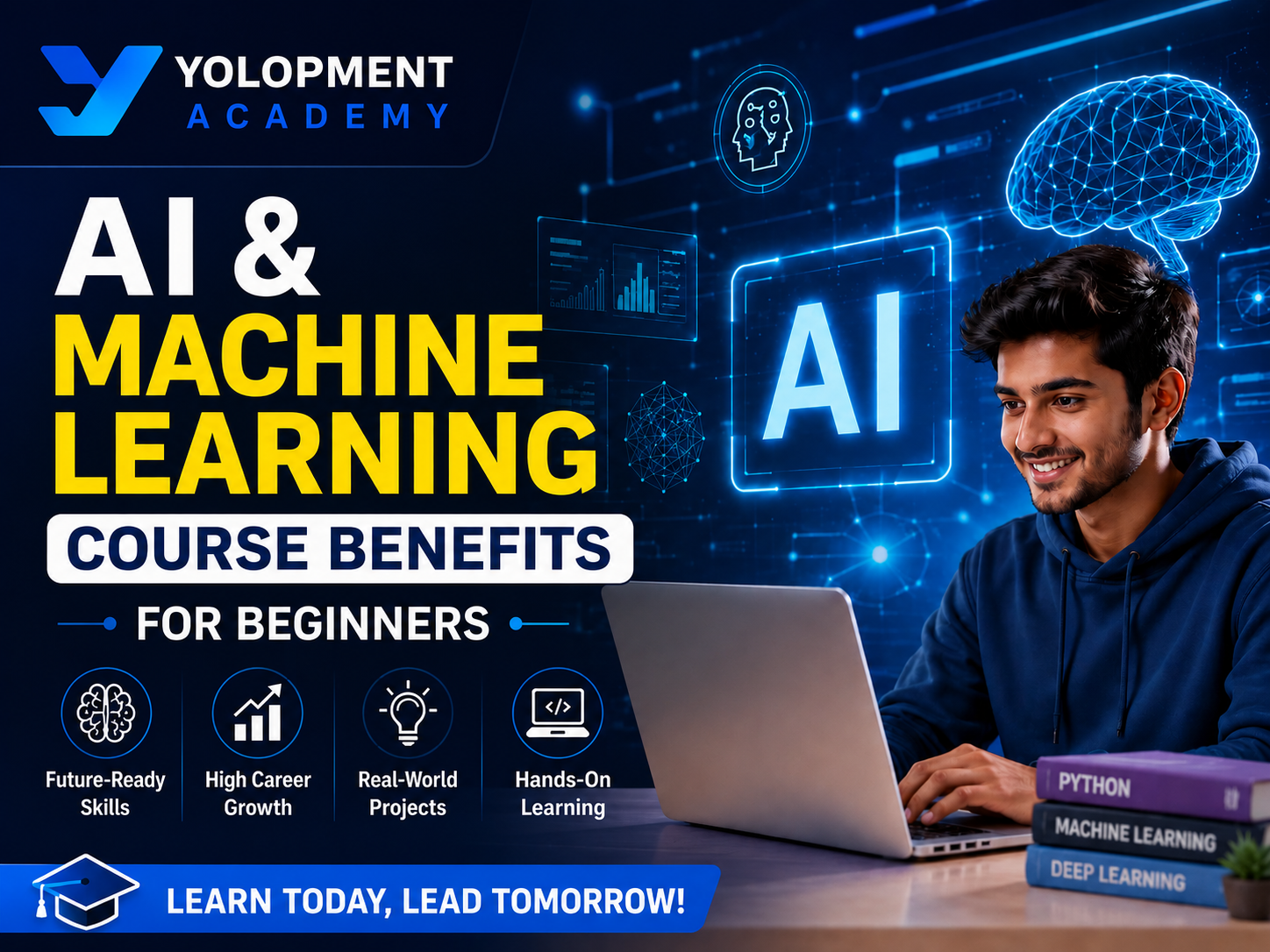 AI & Machine Learning Course Benefits for Beginners | Yolopment Academy