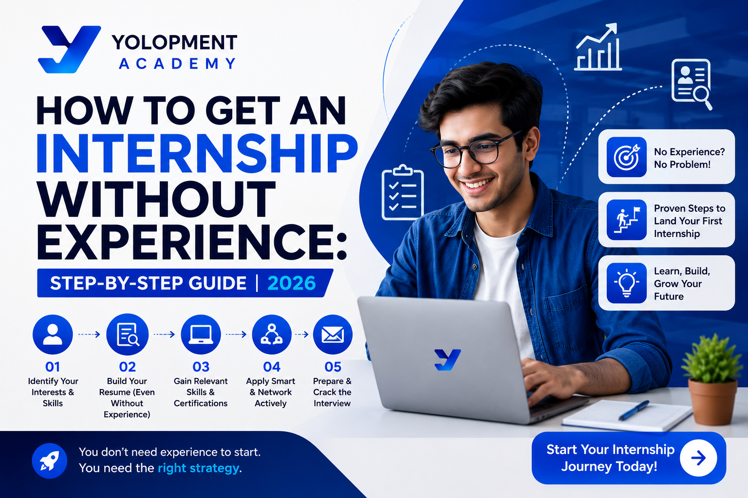 How to Get an Internship Without Experience: Step-by-Step Guide 2026